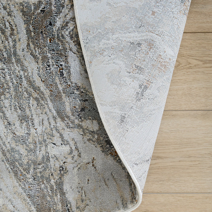Hadim Brown Marbled - T2045 - 7' Round