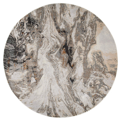 Hadim Brown Marbled - T2045 - 5' Round