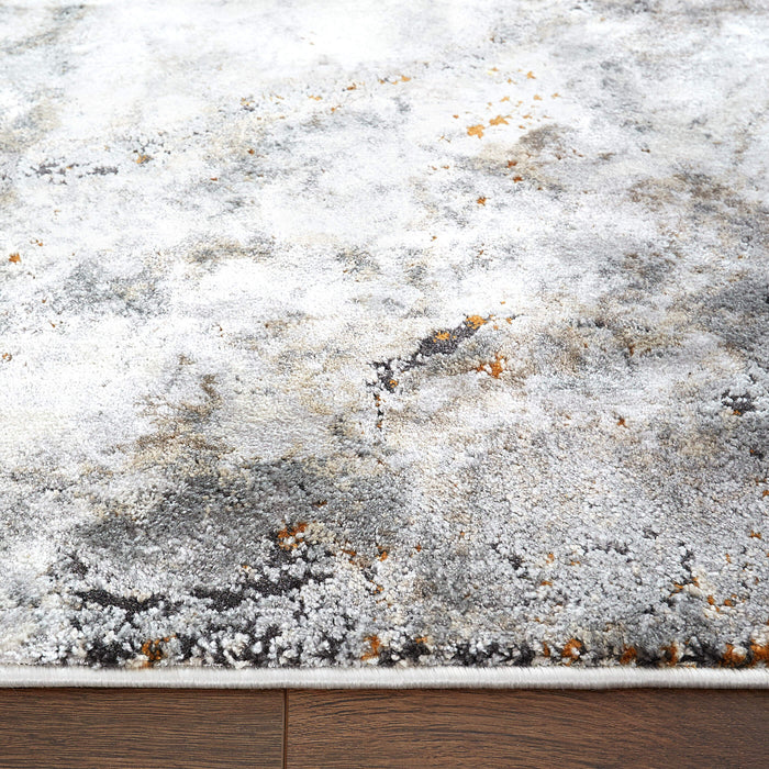 Hadim Gray Marbled - T2046 - 7' x 9'