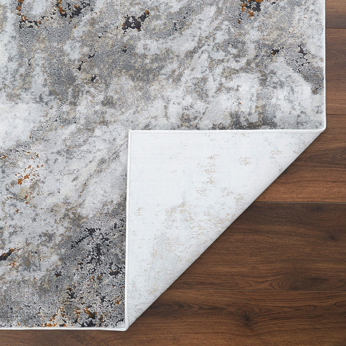 Hadim Gray Marbled - T2046 - 5' x 8'
