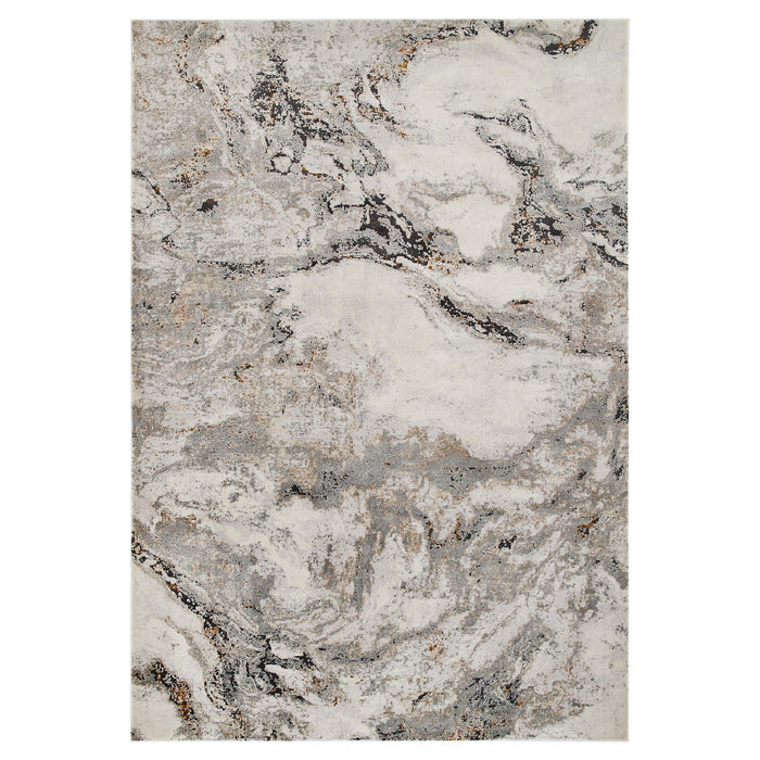 Hadim Gray Marbled - T2046 - 7' x 9'