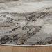 Hadim Gray Marbled - T2046 - 8' Round