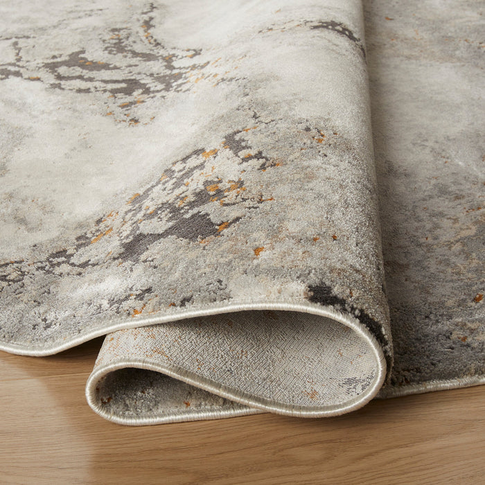 Hadim Gray Marbled - T2046 - 8' Round