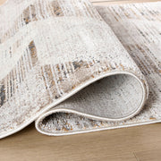 Hadim Brown Geometric - T2047 - 3' x 8' Runner