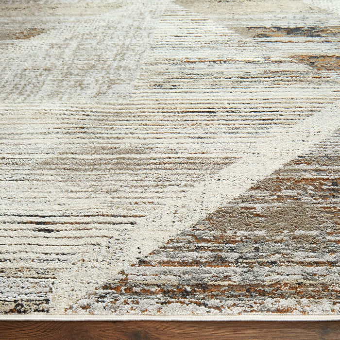 Hadim Brown Geometric - T2047 - 8' x 11'