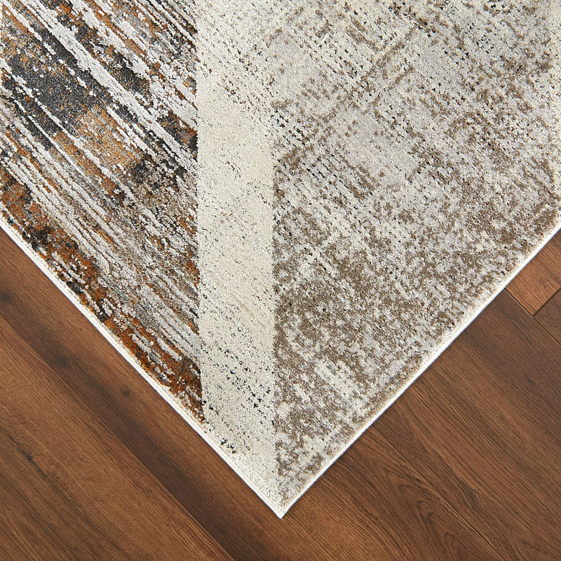 Hadim Brown Geometric - T2047 - 5' x 8'