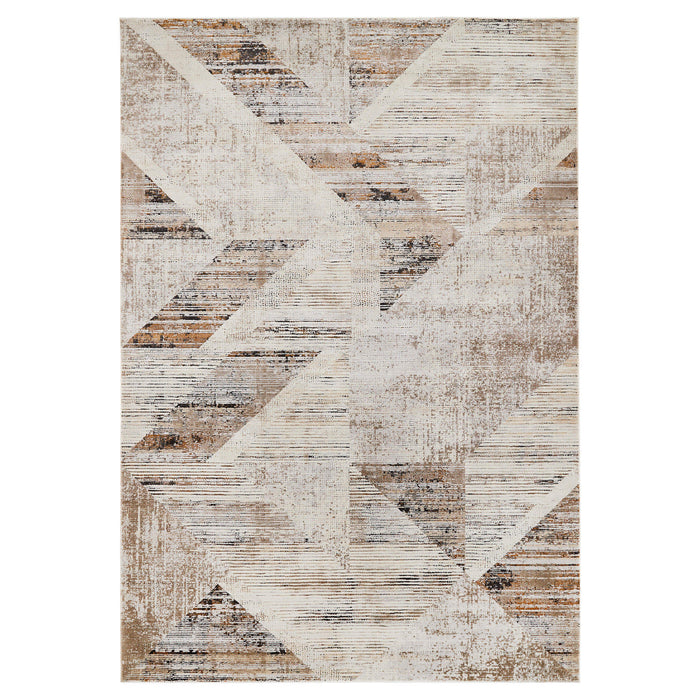 Hadim Brown Geometric - T2047 - 2' x 3'
