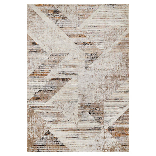 Hadim Brown Geometric - T2047 - 5' x 8'