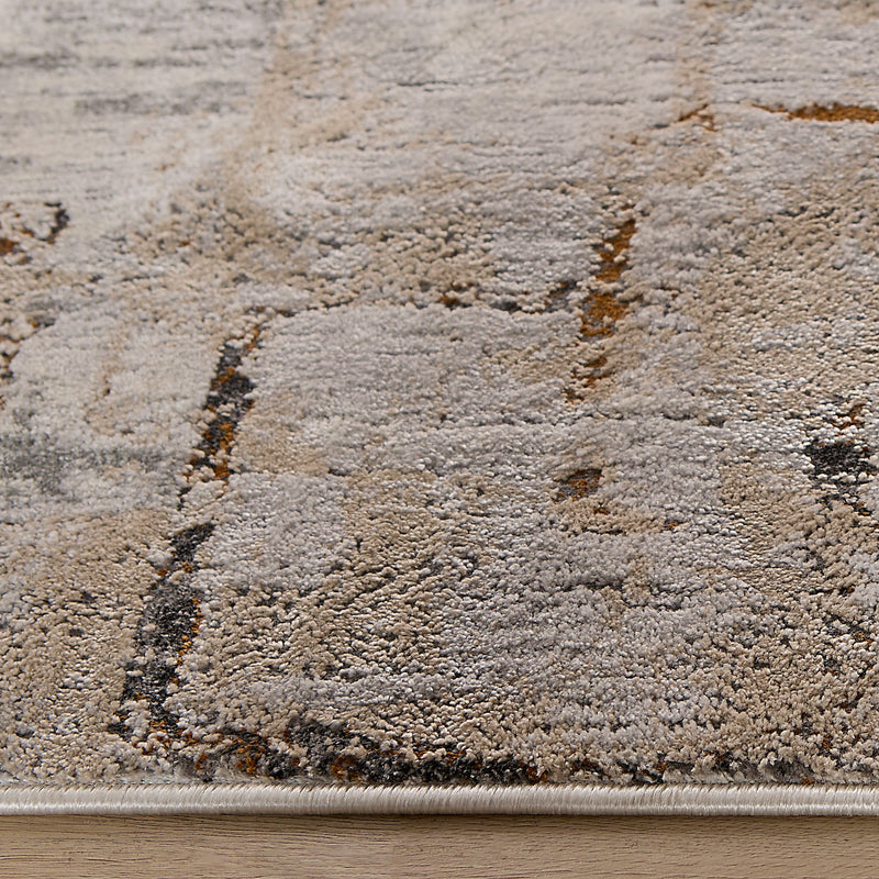 Hadim Brown Geometric - T2048 - 3' x 8' Runner
