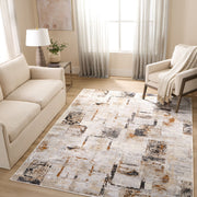 Hadim Brown Geometric - T2048 - 8' x 11'