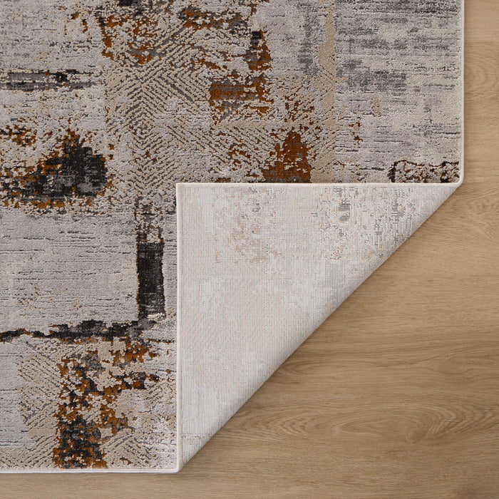 Hadim Brown Geometric - T2048 - 10' x 13'
