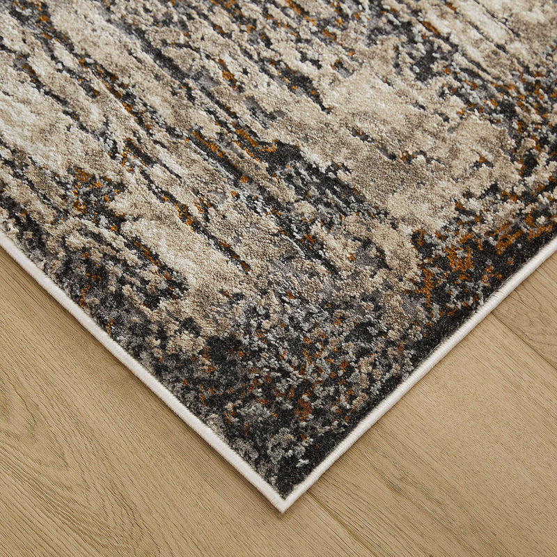 Hadim Brown Painterly - T2049 - 5' x 8'