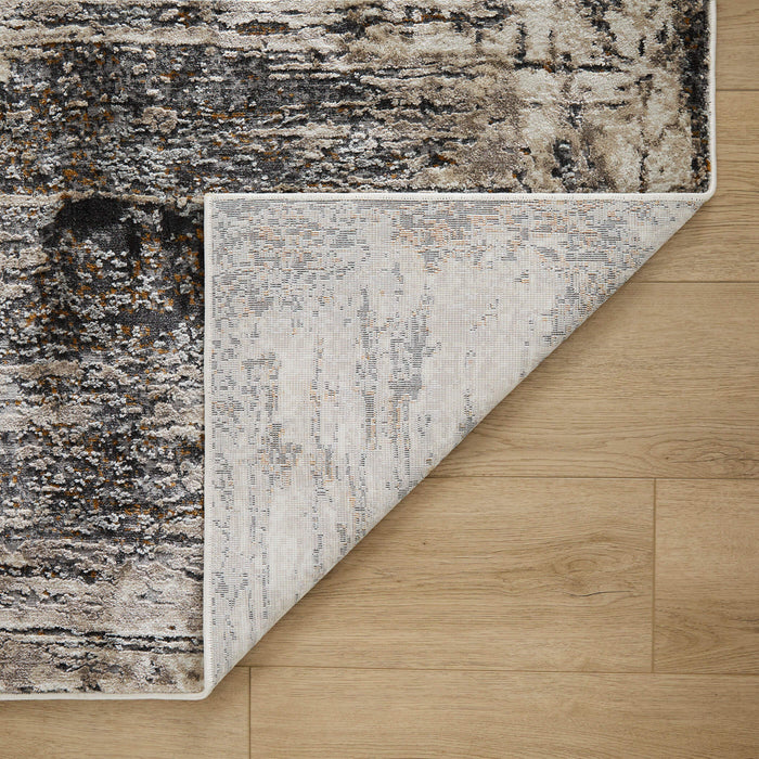 Hadim Brown Painterly - T2049 - 2' x 3'