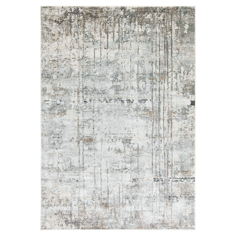 Hadim Gray Painterly - T2050 - 5' x 8'