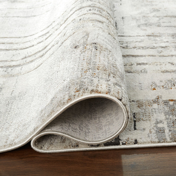 Hadim Gray Painterly - T2050 - 2' x 3'