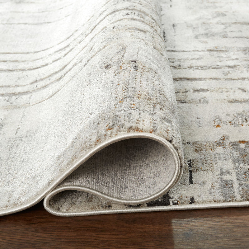 Hadim Gray Painterly - T2050 - 5' x 8'