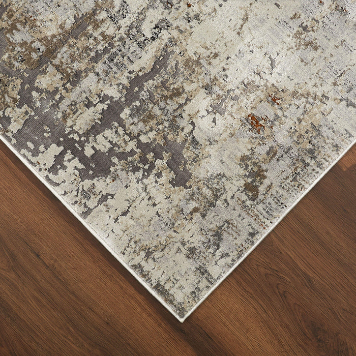 Hadim Gray Painterly - T2050 - 7' x 9'
