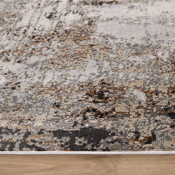 Hadim Gray Painterly - T2051 - 7' x 9'