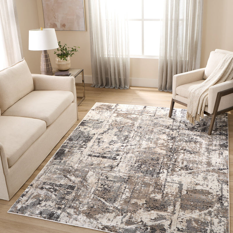 Hadim Brown Painterly - T2052 - 8' x 11'