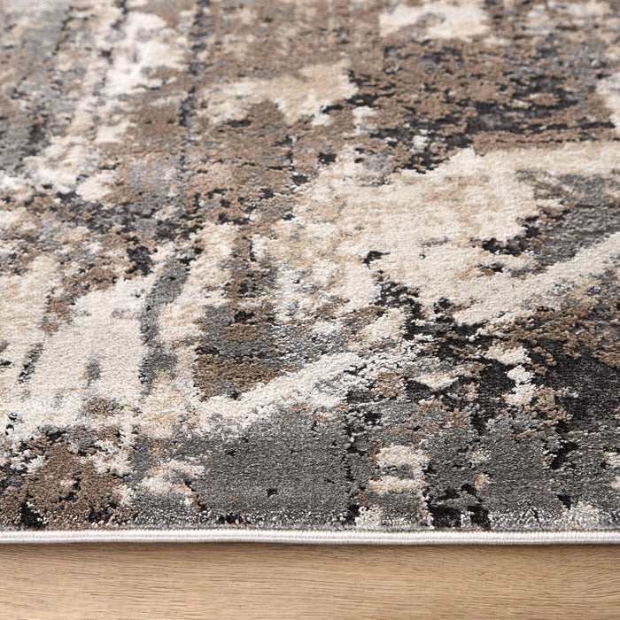 Hadim Brown Painterly - T2052 - 2' x 3'