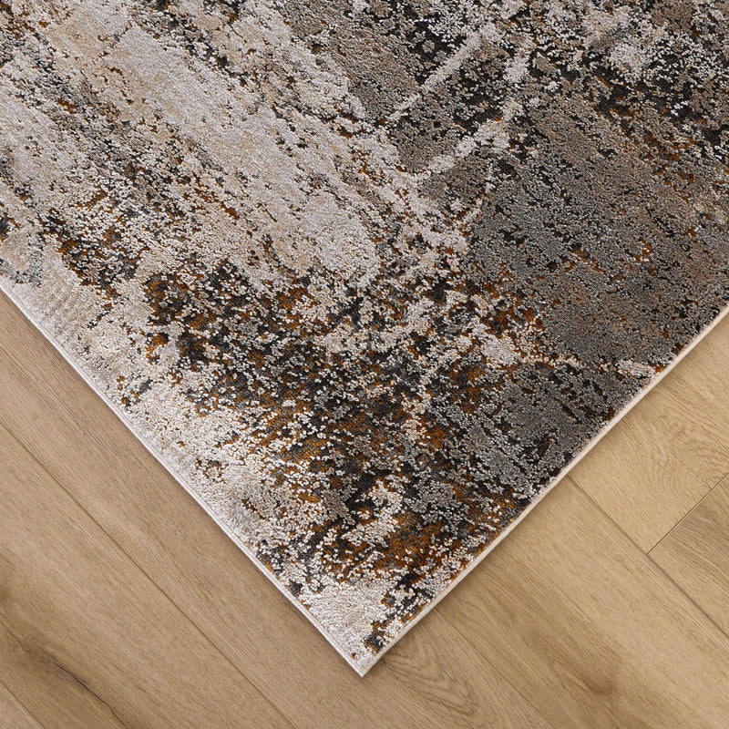 Hadim Brown Painterly - T2053 - 5' x 8'