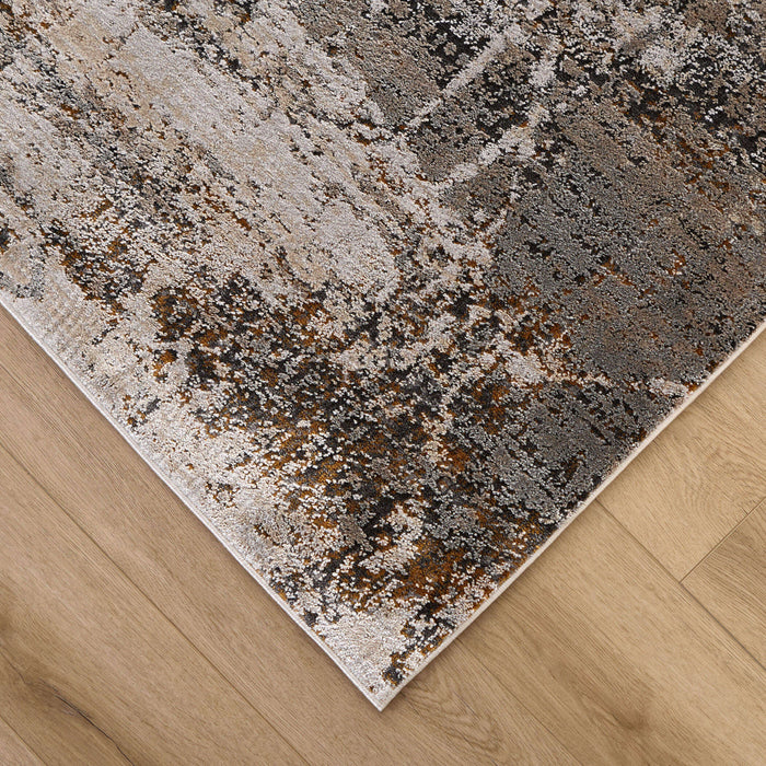 Hadim Brown Painterly - T2053 - 8' x 11'