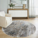 Hadim Brown Painterly - T2053 - 8' Round