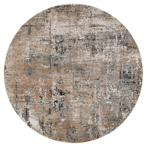 Hadim Brown Painterly - T2053 - 7' Round