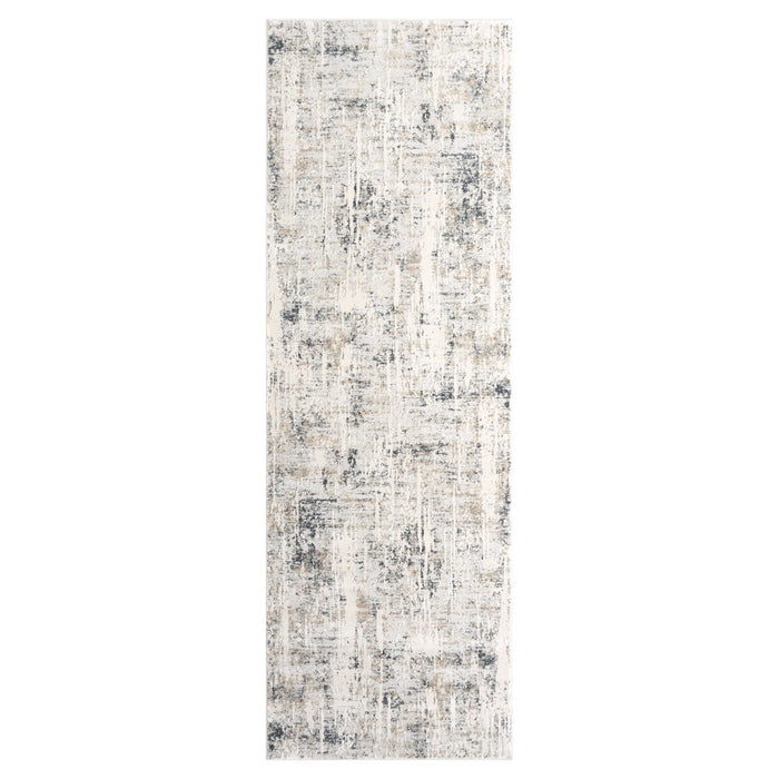 Kemer Gray Abstract - T2054 - 3' x 8' Runner