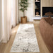 Kemer Gray Abstract - T2056 - 3' x 8' Runner