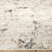 Kemer Gray Abstract - T2056 - 3' x 8' Runner