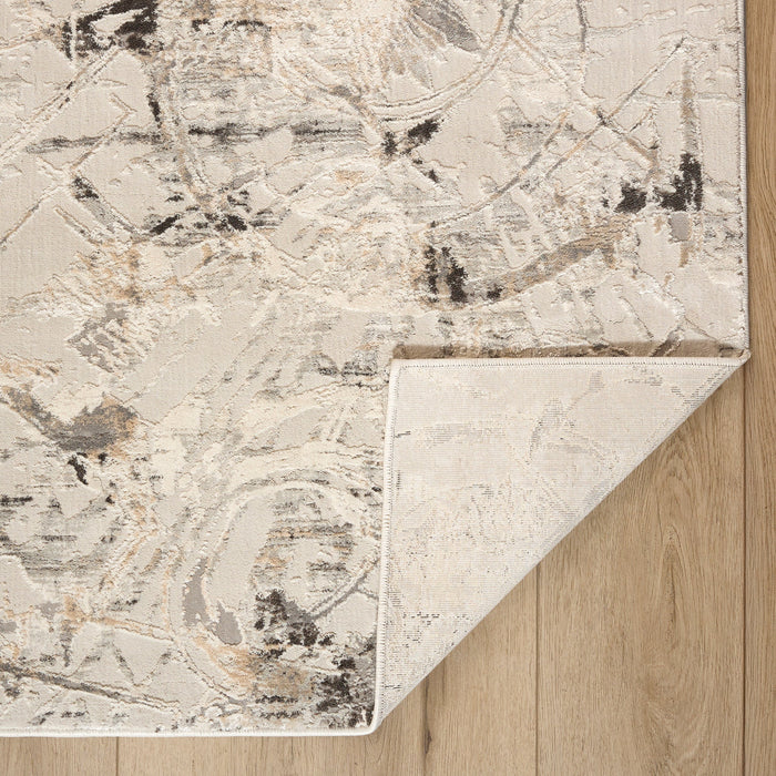Kemer Gray Abstract - T2056 - 3' x 8' Runner