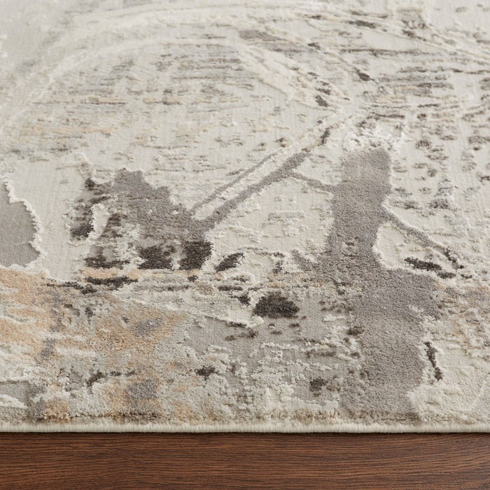 Kemer Gray Abstract - T2056 - 7' x 9'