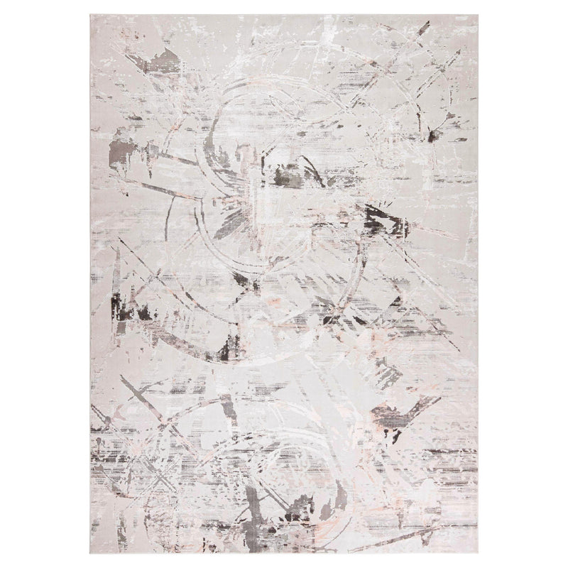 Kemer Gray Abstract - T2056 - 5' x 8'