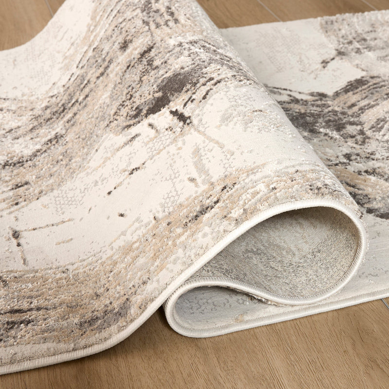 Kemer Gray Abstract - T2057 - 3' x 8' Runner