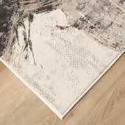 Kemer Gray Abstract - T2057 - 3' x 8' Runner