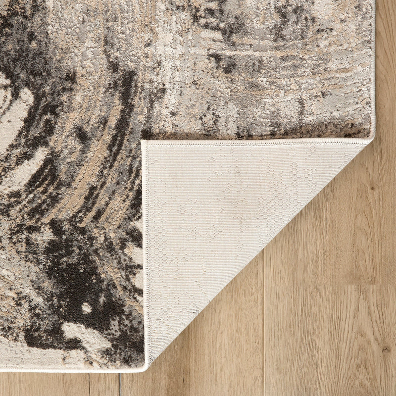 Kemer Gray Abstract - T2057 - 3' x 8' Runner