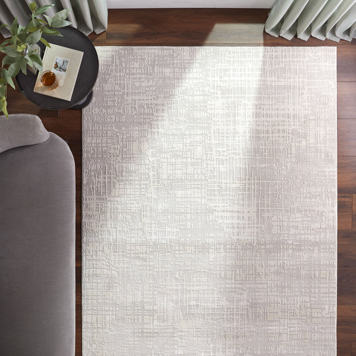 Kemer Ivory Abstract - T2058 - 5' x 8'