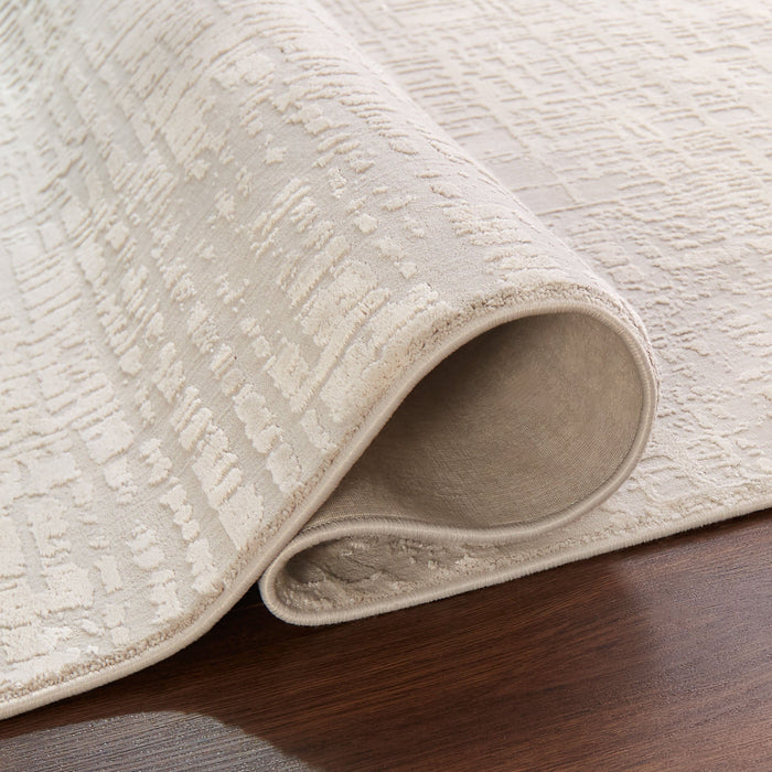 Kemer Ivory Abstract - T2058 - 5' x 8'