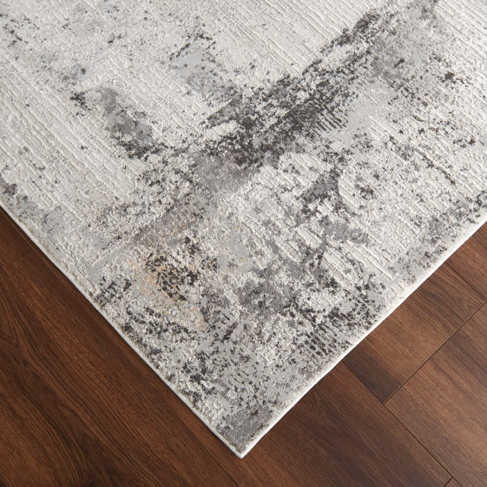 Kemer Gray Abstract - T2061 - 5' x 8'
