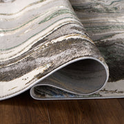 Zaria Gray Blue Marbled - T2063 - 5' x 8'