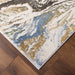 Zaria Gray Blue Marbled - T2063 - 5' x 8'