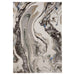 Zaria Gray Blue Marbled - T2063 - 7' x 9'
