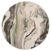 Zaria Gray Blue Marbled - T2063 - 7' Round