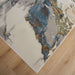Zaria Blue Gray Marbled - T2065 - 5' x 8'