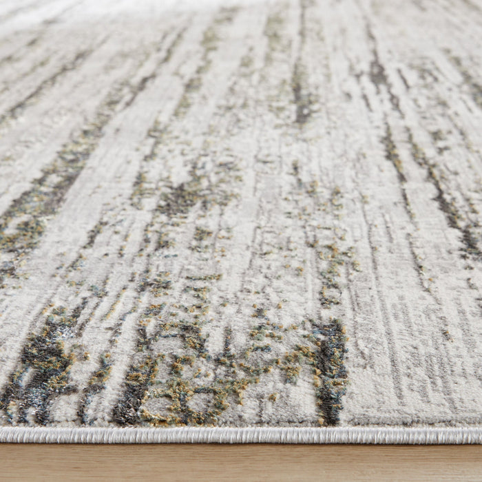 Zaria Gray Blue Heathered - T2066 - 5' x 8'