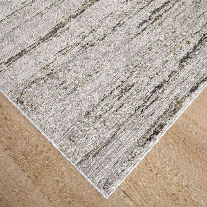 Zaria Gray Blue Heathered - T2066 - 5' x 8'
