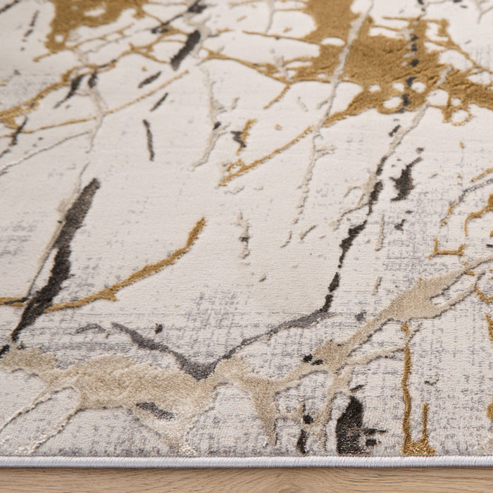 Zaria Beige Gray Marble Striations - T2067 - 10' x 13'
