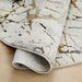 Zaria Beige Gray Marble Striations - T2067 - 8' Round
