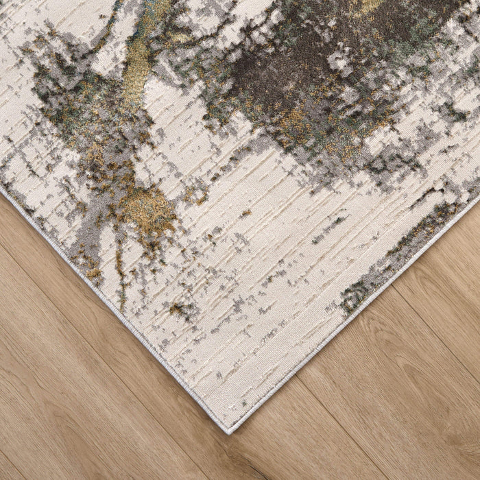 Zaria Green Black Painterly - T2068 - 7' x 9'